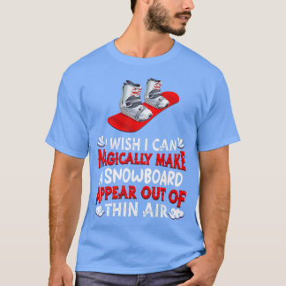 Snowboarding Winter Sports  Magic Snowboard Snowbo T-Shirt