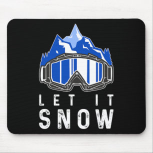 Snowboarding Winter Sports Snowboarder Snow Ski Go Mouse Mat