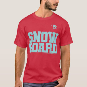 Snowboarding Winter Sports with Mountains full of T-Shirt
