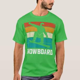 Snowboarding Winter Vacation Snowboard Snow Powder T-Shirt