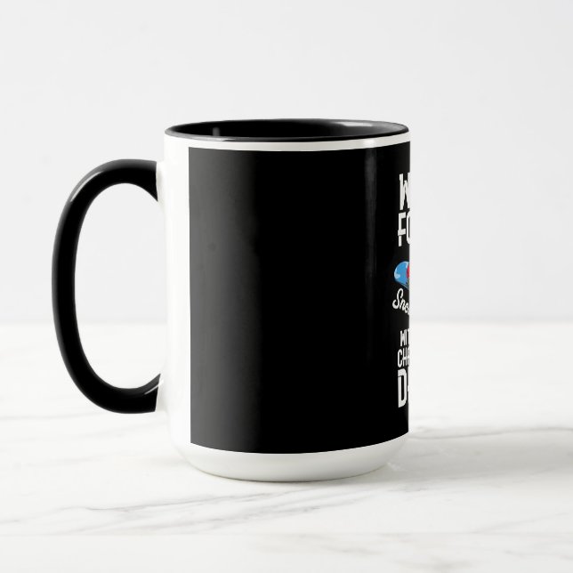Snowboarding With A Chance Of Drinking Mug (Left)