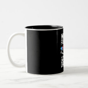 Snowboarding With A Chance Of Drinking Two-Tone Coffee Mug