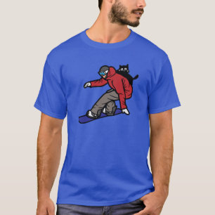 Snowboarding with My Cat T-Shirt