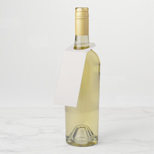 Snowbound Solid Colour Bottle Tag