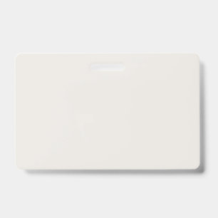 Snowbound Solid Colour ID Badge