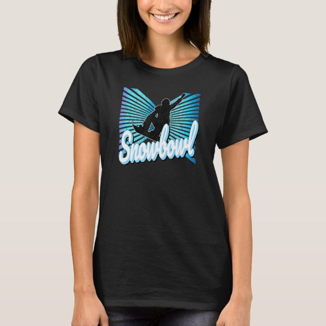 Snowbowl Arizona Bodacious Snowboarding Snowbowl S T-Shirt (Front)