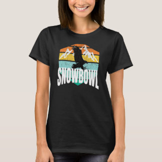 Snowbowl AZ Eagle Soaring Snowbowl Vintage Retro S T-Shirt