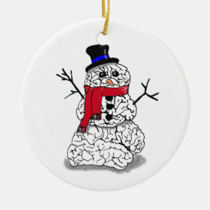 Snowbrain Ceramic Tree Decoration