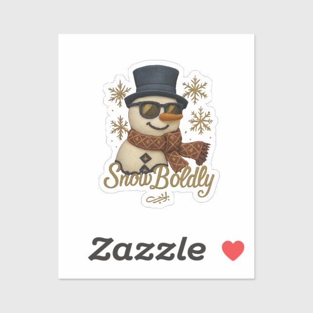 SnowBuddy Glitter Snowman (Sheet)