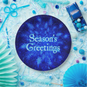 Snowburst Paper Plates
