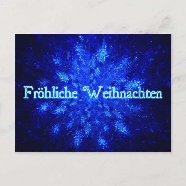 Snowburst Postcard (Front)