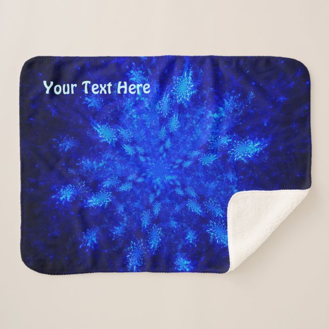 Snowburst Sherpa Blanket (Front (Horizontal))