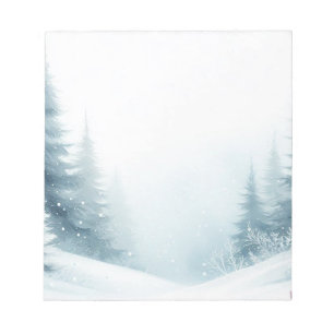 Snowcap Mountain Christmas Tree Farm Notepad