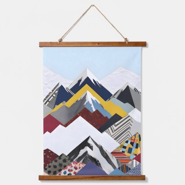 Snowcap Mountains Hanging Tapestry (Front)