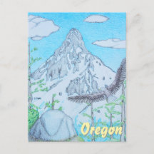 Snowcapped Mountain & Eagle