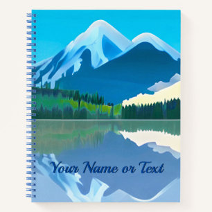 Snowcapped Mountains Reflected in a Lake Journal