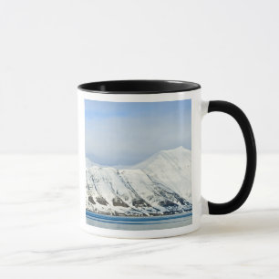 Snowcapped peaks Woodfjord Svalbard 2 Mug