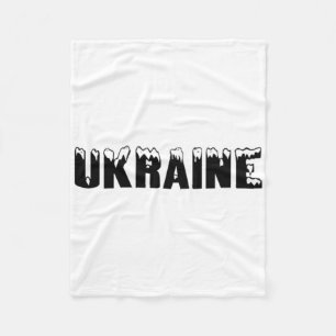 Snowcapped Ukraine - Ukrainian Winter Souvenir Fleece Blanket