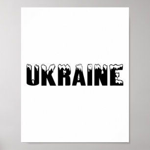 Snowcapped Ukraine - Ukrainian Winter Souvenir Poster