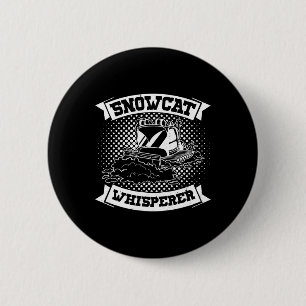 Snowcat Snow Groomer Snowboarding Mountain Profess 6 Cm Round Badge