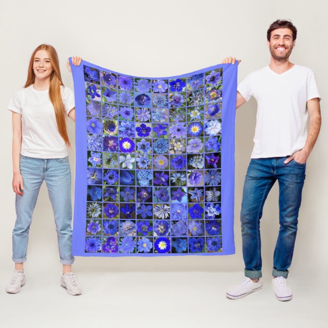 Snowcatcher's Blue Heaven Fleece Blanket (In Situ)