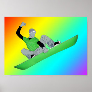 snowcore love poster