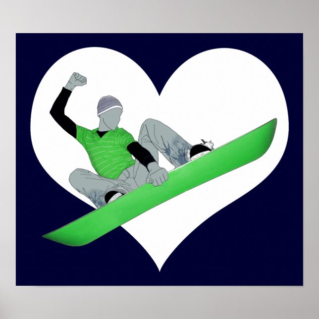 snowcore love poster (Front)