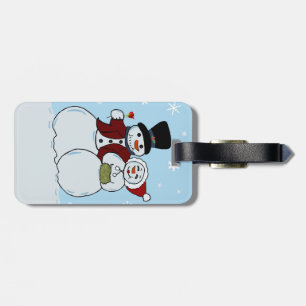 Snowcouple Luggage Tag