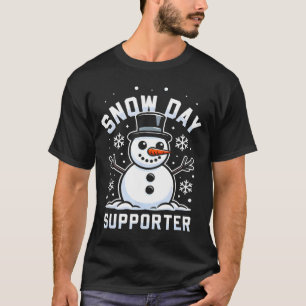 Snowday Suprter Fun Winter Days For Kids And Adult T-Shirt