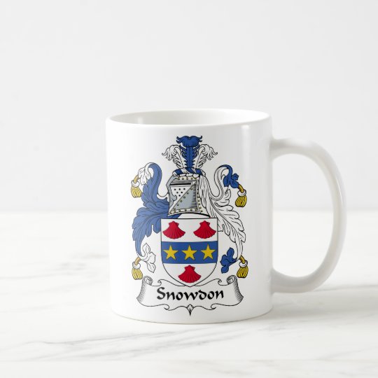 Snowdon Family Crest Coffee Mug