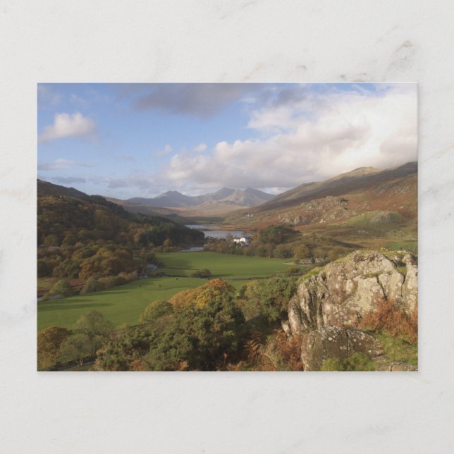 Snowdon from Capel Curig, Gwynedd, Wales (RF) Postcard (Front)