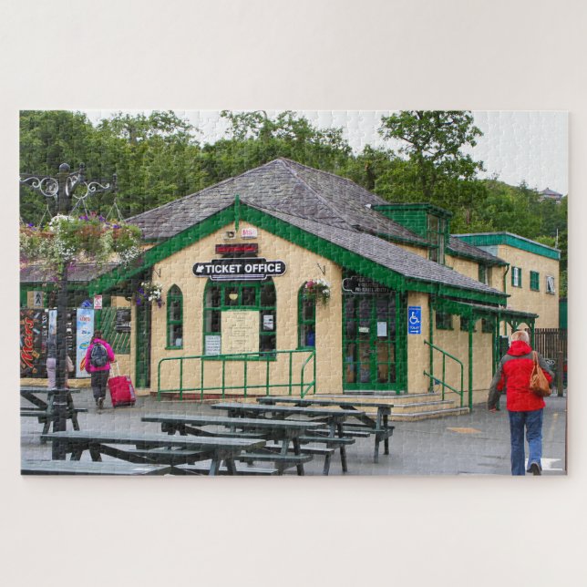 Snowdon Mountain Railway Station, Llanberis, Wales Jigsaw Puzzle (Horizontal)