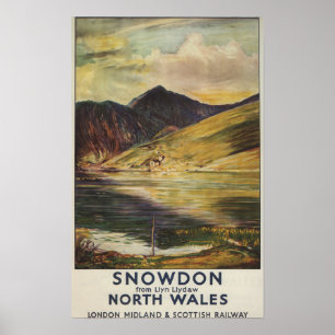 Snowdon Mountain View Railway Poster
