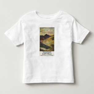 Snowdon Mountain View Railway Poster Toddler T-Shirt