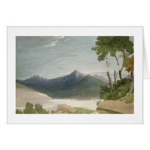 Snowdon (w/c with pencil)