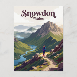 Snowdon (Yr Wyddfa) Wales Postcard