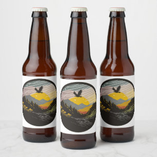 Snowdonia Beer Bottle Label