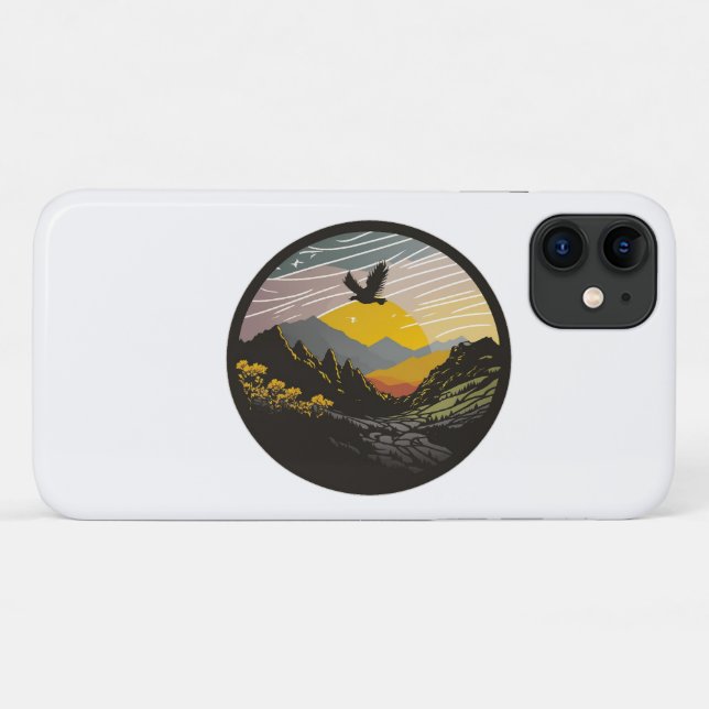 Snowdonia Case-Mate iPhone Case (Back (Horizontal))