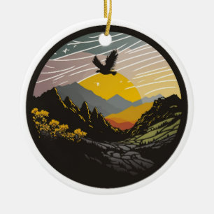 Snowdonia Ceramic Tree Decoration