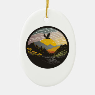 Snowdonia Ceramic Tree Decoration