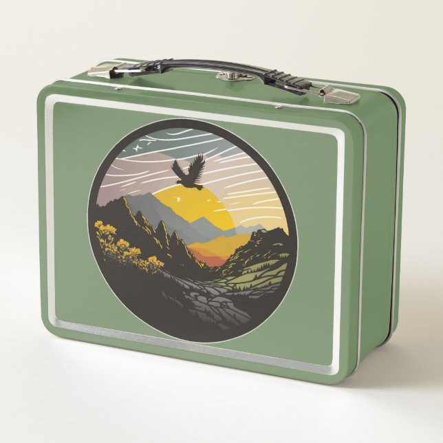 Snowdonia Metal Lunch Box (Back)