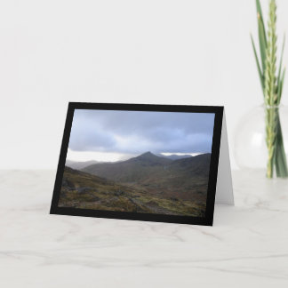 Snowdonia Mountains Card