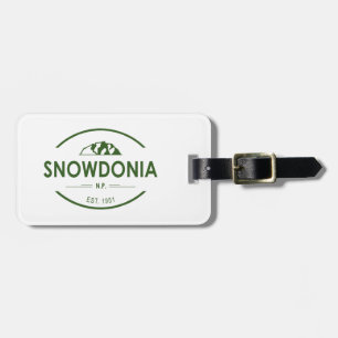 Snowdonia National Park Luggage Tag
