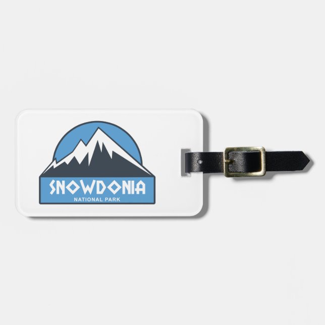 Snowdonia National Park Luggage Tag (Front Horizontal)