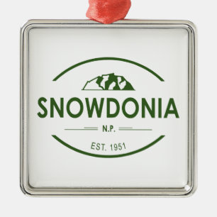Snowdonia National Park Metal Tree Decoration