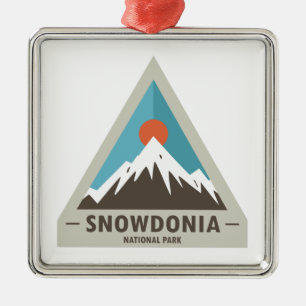 Snowdonia National Park Metal Tree Decoration
