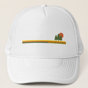 Snowdonia National Park Pine Trees Sun Trucker Hat