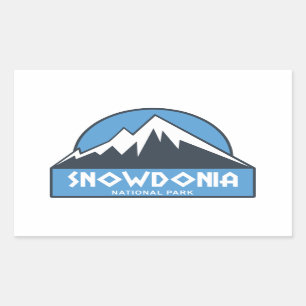 Snowdonia National Park Rectangular Sticker