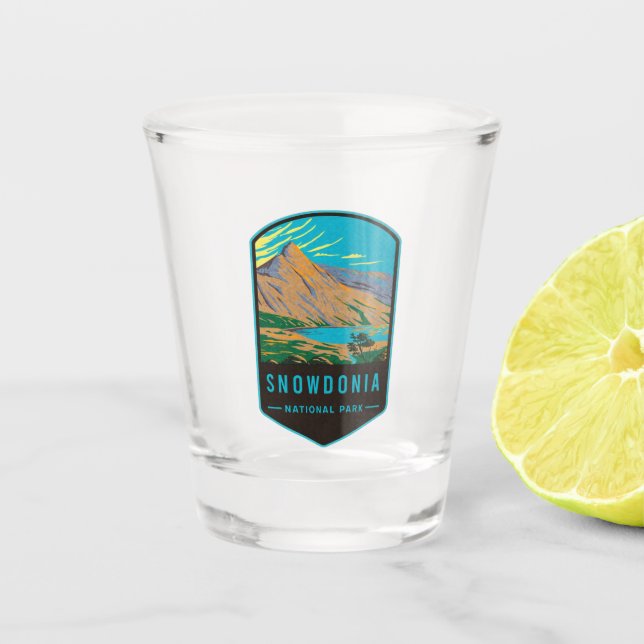 Snowdonia National Park Shot Glass (Front)