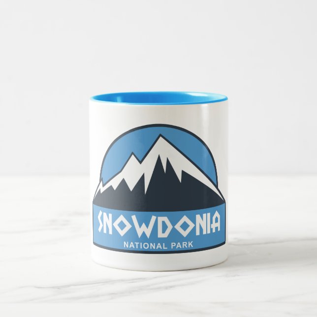 Snowdonia National Park Two-Tone Coffee Mug (Center)